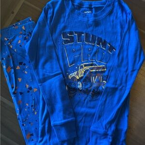 NWT Carter's Blue Stunt Pro Monster Truck Pajama Set